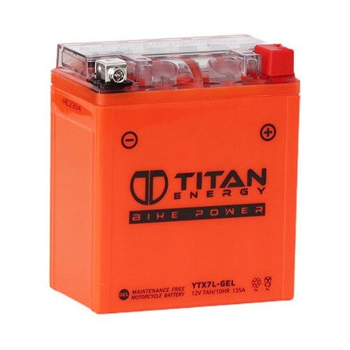 Titan Energy YTX7L-GEL 12V 7Ah 135A jobb+ motor akkumulátor