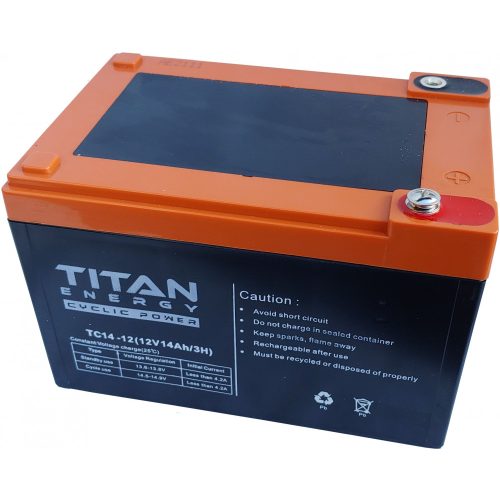 Titan Energy TC14-12 12V 14Ah csavaros elektromos kerékpár akkumulátor