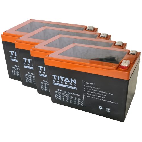 Titan Energy TC14-12 48V 14Ah sarus ciklikus elektromos kerékpár akkumulátor