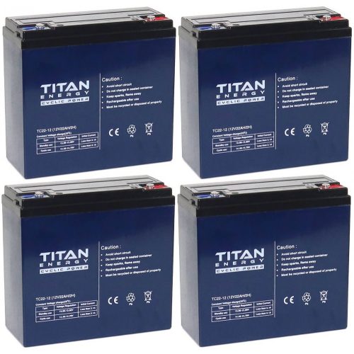 Titan Energy TC22-12 48V 22Ah ciklikus elektromos kerékpár akkumulátor
