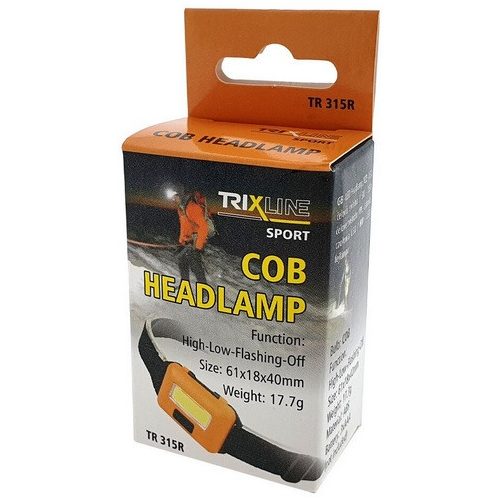 Trixline TR315R Sport COB Led fejlámpa