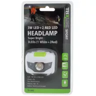 Trixline TR240S 3W+2db piros Led fejlámpa