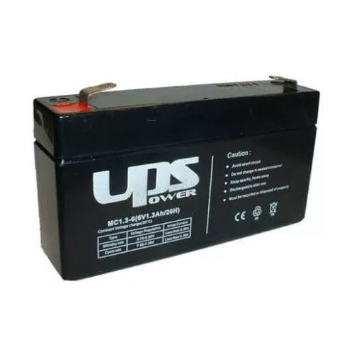 UPS MC1.3-6 6V 1,3Ah zárt ólomsavas akkumulátor