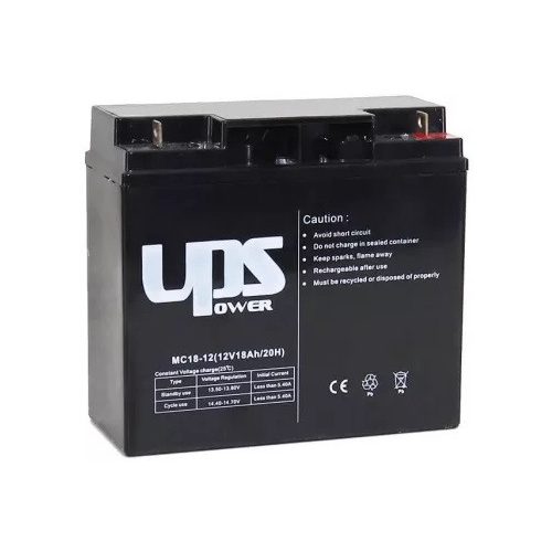 UPS Power MC18-12 12V 18Ah zselés akkumulátor