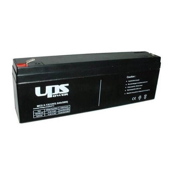 UPS Power MC2.3-12 12V 2,3Ah zselés akkumulátor