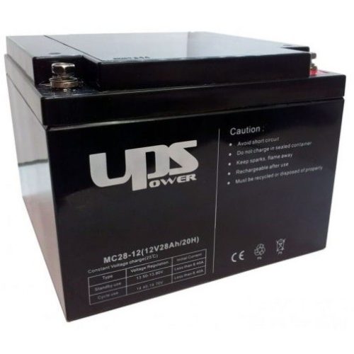 UPS MC28-12 12V 28Ah zárt ólomsavas akkumulátor