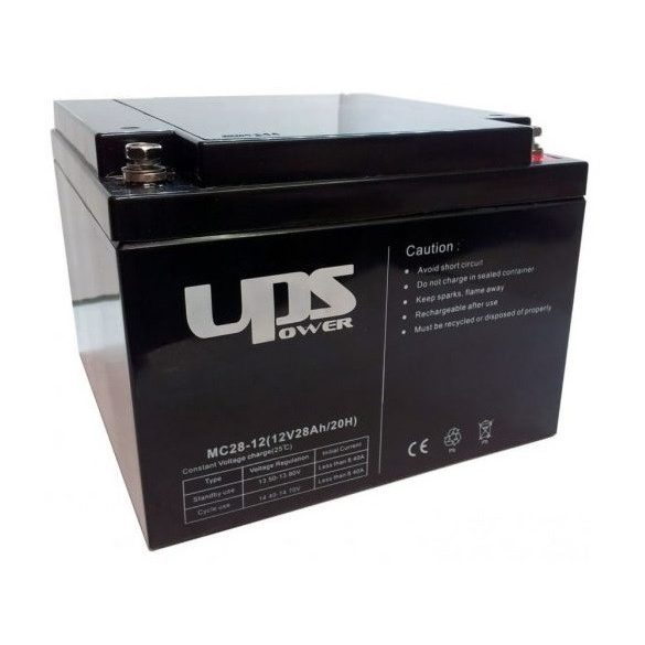 UPS Power MC28-12 12V 28Ah zselés akkumulátor