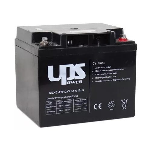 UPS MC45-12 12V 45Ah zárt ólomsavas akkumulátor