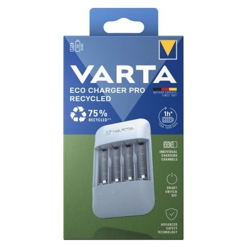 VARTA Eco Charger Pro Recycled töltő akkumulátor nélkül - 57683 