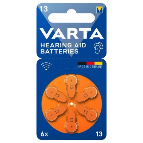 VARTA V13/6 PR13 PR48 1,45V hallókészülék elem