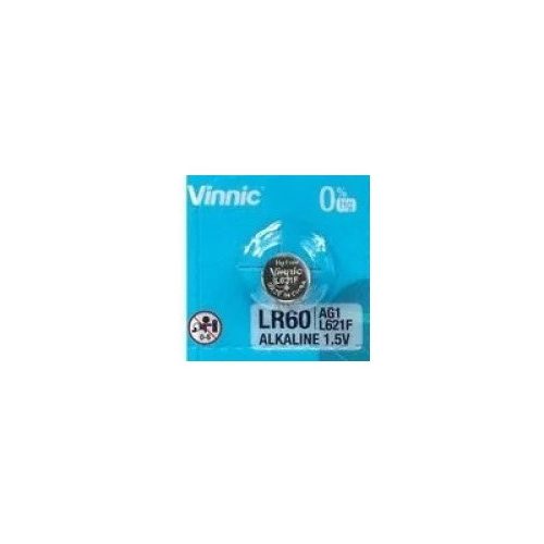 VINNIC LR60 AG1 164A LR621 G1 1,5V alkáli gombelem bl/10