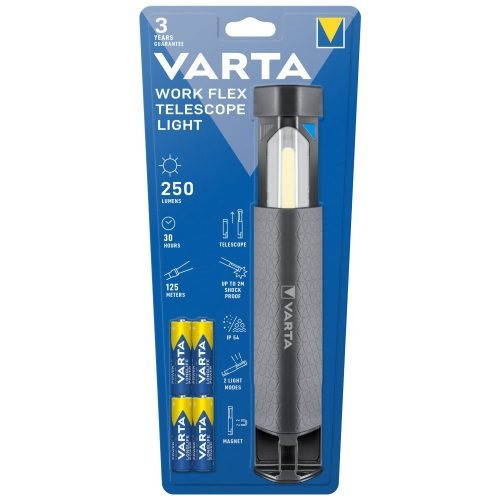 VARTA WORK FLEX TELESCOPE LIGHT 18646 Led elemlámpa