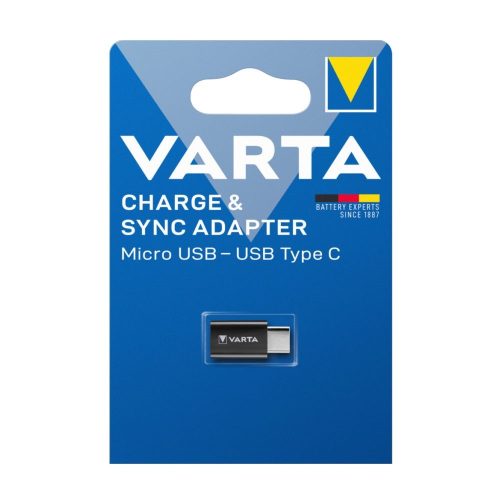  VARTA töltő és szinkronizációs adapter (mikro USB-ről USB Type C-re) - 57945 