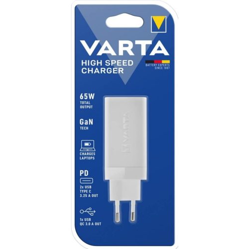  Varta Portable High Speed Charger 65W GaN fali töltő - 57956 