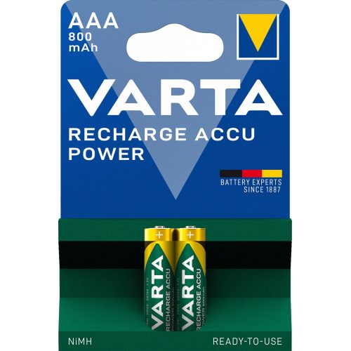 Varta Power HR03/2BP 800mAh akkumulátor 56703 AAA tölthető mikro elem