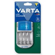   Varta LCD Charger 12V +USB-In Plug 57070 AA Ceruza AAA Mikro elem töltő