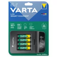   VARTA LCD Smart Charger 57684 4db 2100mAh HR6 tölthető AA ceruza elem