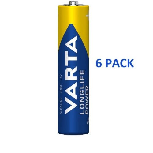 VARTA LONGLIFE POWER LR03/6 4903 1,5V tartós AAA mikro elem