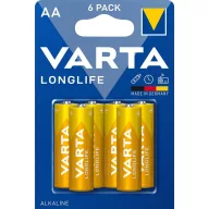   VARTA LONGLIFE Alkaline LR6/6 4106 1,5V tartós AA ceruza elem