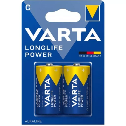 Varta LONGLIFE Power Alkaline LR14/2BP 4914 1,5V tartós C baby elem
