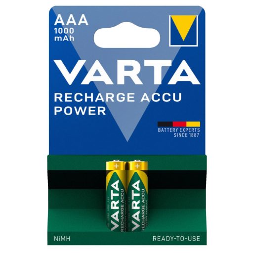 Varta Power 1000mAh HR03/2BP 5703 NiMh mikro akkumulátor AAA tölthető elem