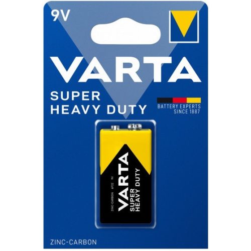 Varta Super Heavy Duty 9V 2022 féltartós elem