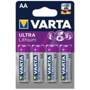 Varta ULTRA Lithium L91/4BP 6106 AA tartós ceruza elem 