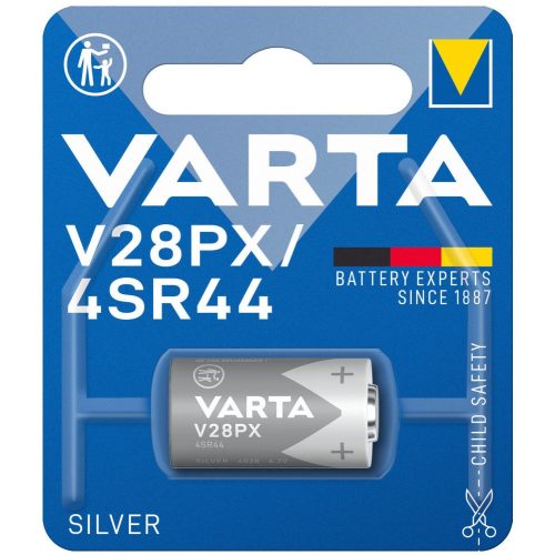 Varta V28PX 476A 4SR44 A544 6V ezüst-oxid elem