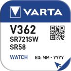 Varta V362 1,55V ezüst-oxid gombelem,SR721SW bl/1