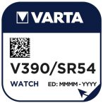 Varta V390 SR54 SR1130SW ezüst-oxid gombelem