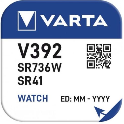 Varta V392 SR41 G3 192 LR41 AG3 L736 ezüst-oxid gombelem