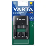    VARTA USB QUATTRO Charger 57652 AA Ceruza AAA Mikro elem töltő