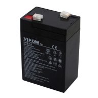 Vipow 6V 4,5Ah LP4.5-6 zárt ólomsavas zselés akkumulátor