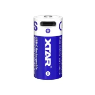   XTAR 16340 900mAh RCR123A USB-C újratölthető 3,7V Lithium fotóelem