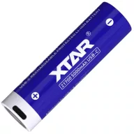   XTAR 21700 3,6V 5000mAh 10A USB-C védelemmel ellátott Li-ion akkummulátor