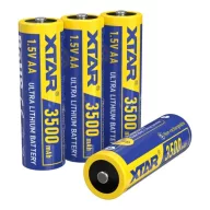 XTAR Lithium L91/4 3500mAh 1,5V tartós AA ceruza elem