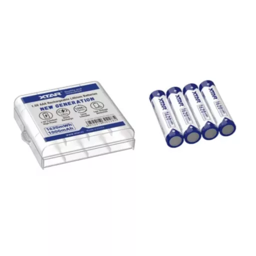 Xtar 10440 1000mAh 1620mWh HR03 tölthető 1,5V AAA Lithium mikro elem