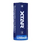   Xtar 26650 3,6V 5200mAh 18.72Wh védelemmel ellátott Li-ion akkumulátor