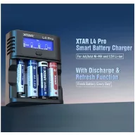 Xtar L4 Pro 1,2V Ni-Mh és 1,5V Li-ion elem töltő