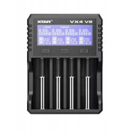   Xtar VX4 V2 KT 1,2V/1,5V/3,2V/3,6V/3,7V NiMh/NiCD/LiFePo4/Li-ion akkumulátortöltő