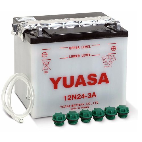 YUASA 12N24-3A 12V 24Ah sav nélküli száraz motor akkumulátor 