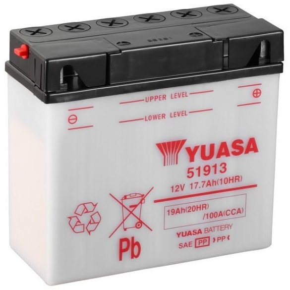 YUASA 51913 12V 19/20Hr motor akkumulátor 