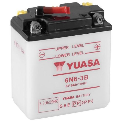 YUASA 6N6-3B 6V 6Ah sav nélküli száraz motor akkumulátor