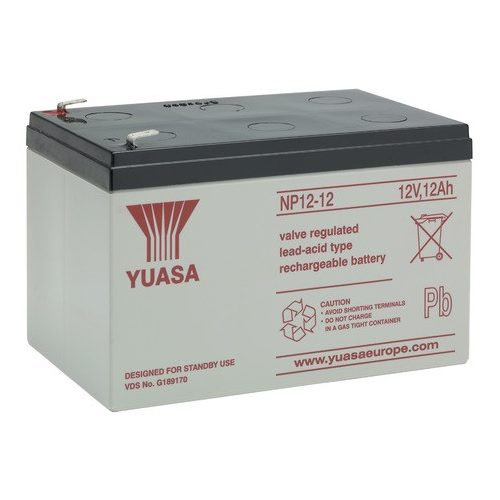YUASA NP12-12 12V 12Ah zselés akkumulátor