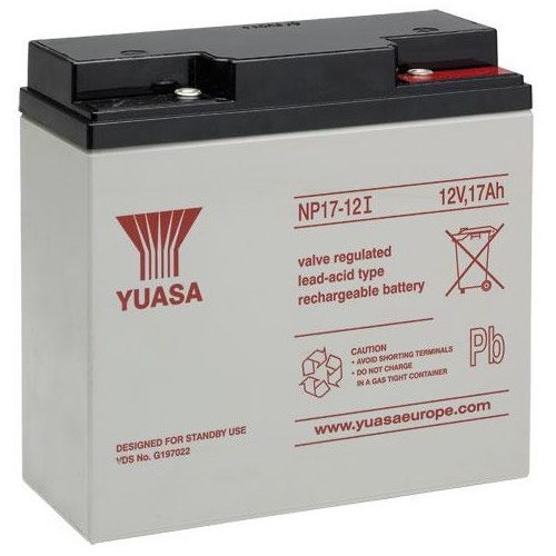 Yuasa NP17-12 12V 17Ah zárt ólomsavas akkumulátor