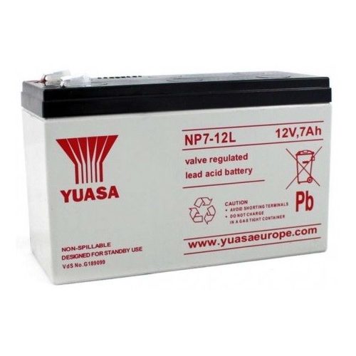 YUASA NP7-12L 12V 7Ah zselés akkumulátor