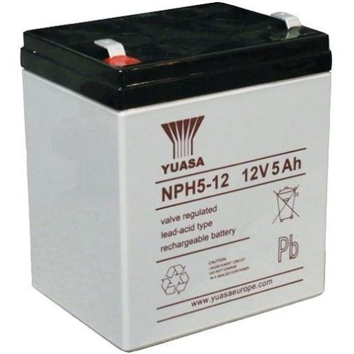 YUASA 12V 5Ah NPH5-12 nagyáramú zselés szünetmentes akkumulátor
