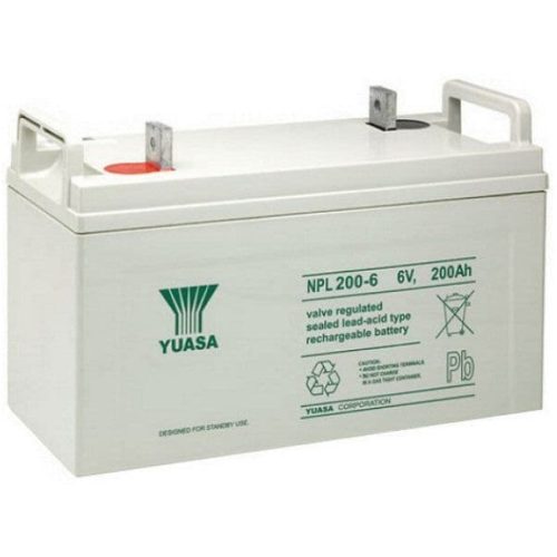 YUASA NPL200-6 6V 200Ah zselés akkumulátor