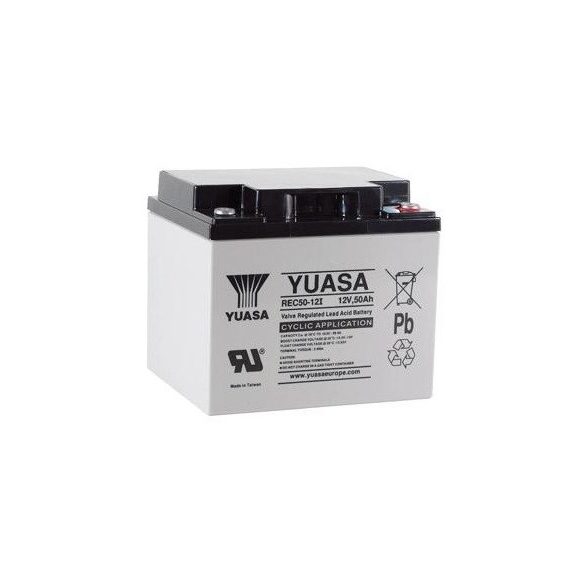 YUASA REC50-12 12V 50Ah ciklikus elektromos kerékpár akkumulátor