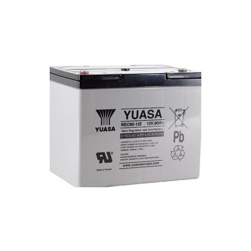 YUASA REC80-12I zselés ciklikus akkumulátor 12V 80Ah